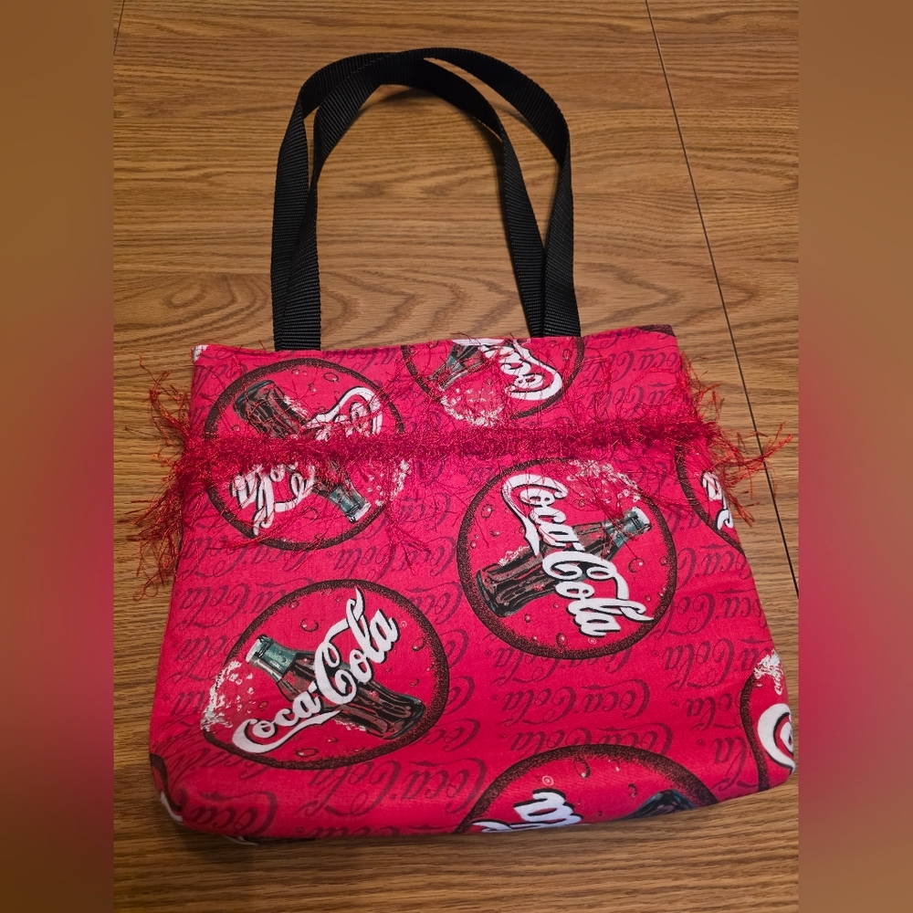 Coca Cola Red and Black Graphic Purse - Picture 2 of 5